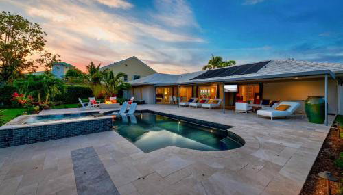 Intercostal Front Singer Island Pool Home - Foto 1, Garden, sunbed, Garden view