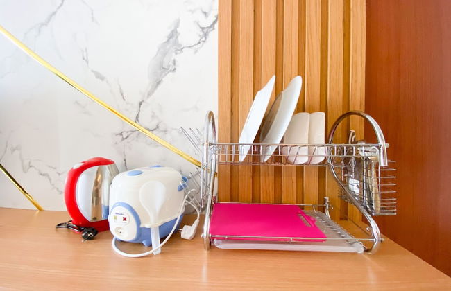 Cozy Living Studio (No Kitchen) At Sentraland Semarang Apartment - Foto 14