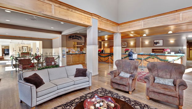 Zona de estar del vestíbulo