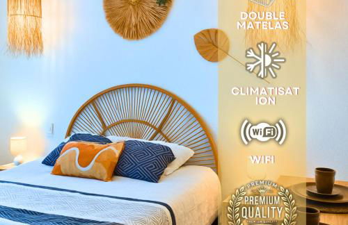 Angélique- Matelas confort - Clim - Wifi - Gare - Foto 1