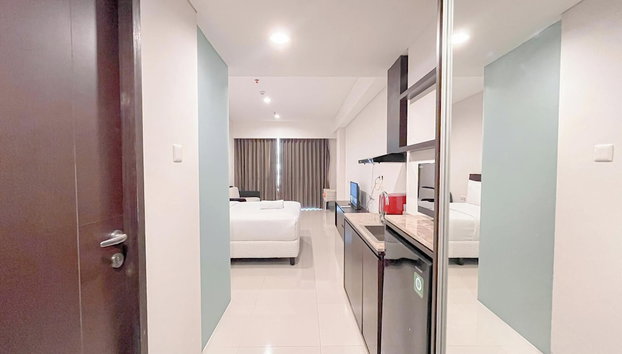Compact And Nice Studio (No Kitchen) Apartment Skales Residence Nusa Dua Bali - Foto 4, Habitación