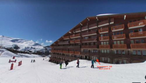 Plagne Soleil - Montsoleil -Ski aux pieds-5 personnes - Foto 4