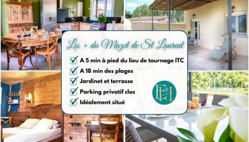 Le Mazet de St Laurent - 4 personnes - Idéalement situé - Foto 3