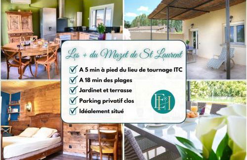 Le Mazet de St Laurent - 4 personnes - Idéalement situé - Foto 3