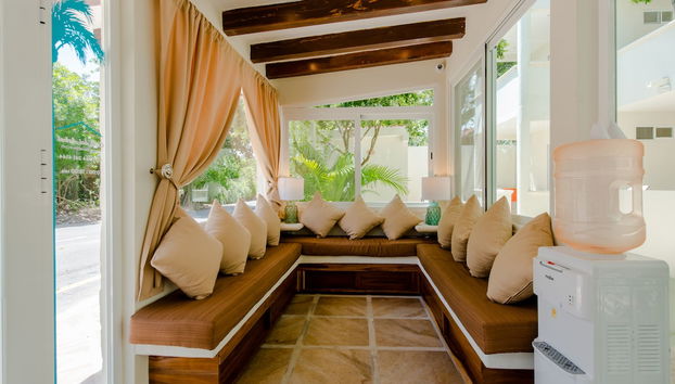 Sala de estar do lobby