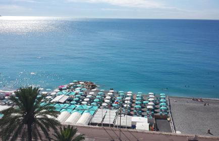 Appartement 3 pièces Nice Promenade des anglais dernier étage vue mer solarium - Foto 22
