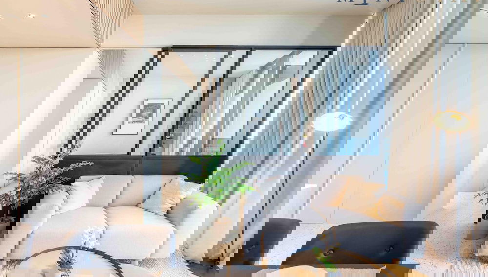 Sleek 1BR w Balcony in Business Bay - Foto 1, Habitación