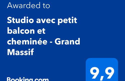 Studio avec petit balcon et cheminée - Grand Massif - Foto 13