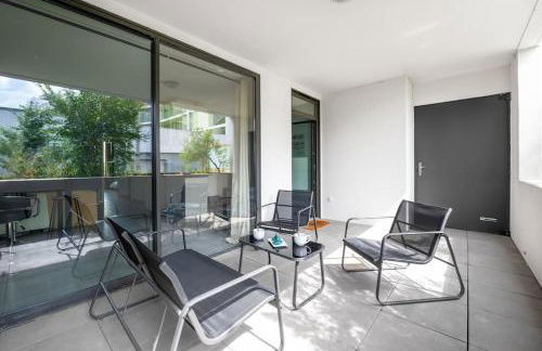 T3 Terrasse + parking - proche Aéroport et MEET - Foto 9