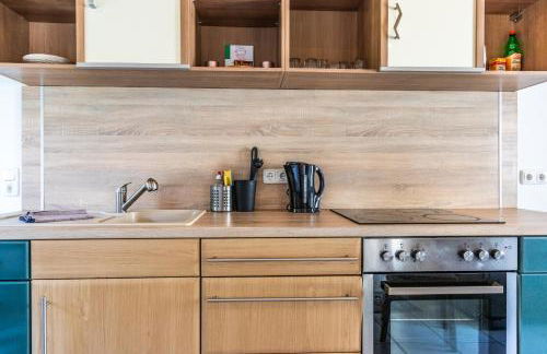 Arbeitnehmerunterkunft I 3 Betten I Balkon I eigene Küche & Bad - Foto 24