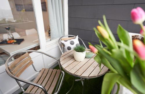 Gemütliches und helles Studio Apartment mit Balkon, Badewanne, WLAN, Parkplatz - Foto 15