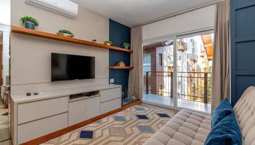 Excelente Apto com lareira e piscina aquecida - Foto 1