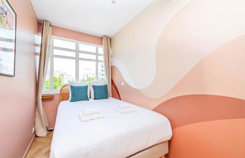 Designer & Air-Conditioned Apartment 2BR, Paris 17 - Foto 3