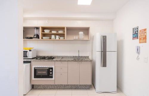 Apartamentos a 150 M DA PRAIA com SACADA, WI-FI, PISCINA, PORTARIA 24h, PLAYGROUND e vaga de GARAGEM - Foto 33