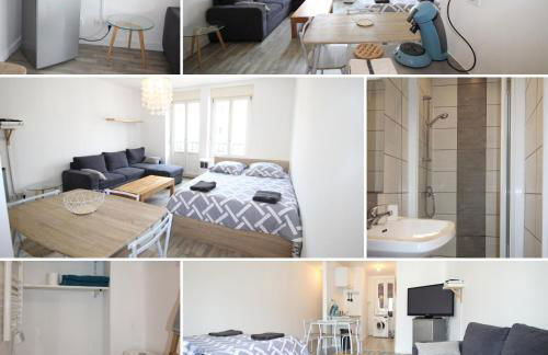 Chez Simon - Verdun Centre - Studio - 1 LIT et canapé convertible - Internet et TV - 4 personnes - Géré par Presta-Zen'Services - Foto 1