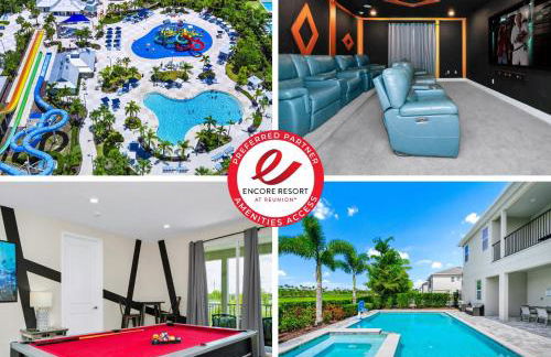 Spectacular Home Near Disney With Private Pool, Movie Theater And Pool Table With Waterpark & Resort Access - 332Sf - Foto 1