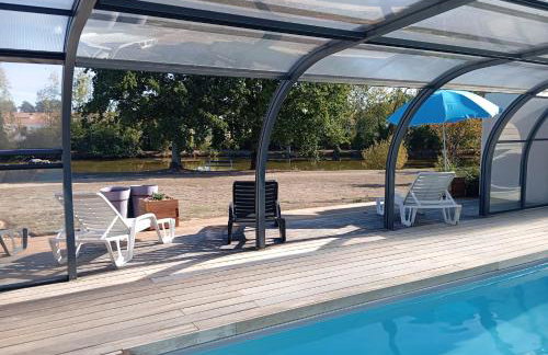 Maison avec piscine privée, proche plage - Photo 3