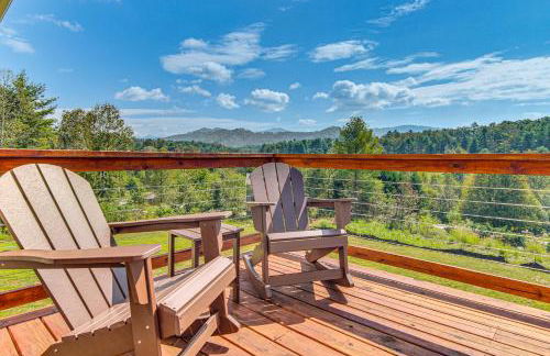 5 Mi to Dtwn, Stunning Views Weaverville Retreat! - Foto 1