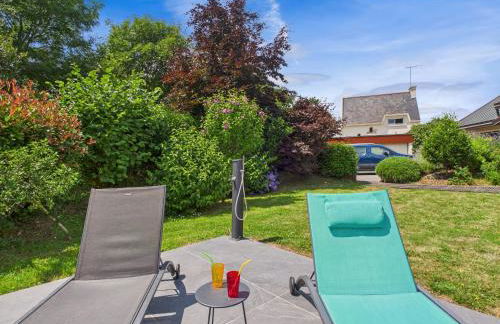 Jardin et piscine - 1km de la plage de Mousterlin - Foto 34