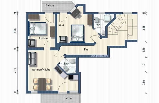 Room-holiday Home Kahr Apartment Roßbran - Photo 10