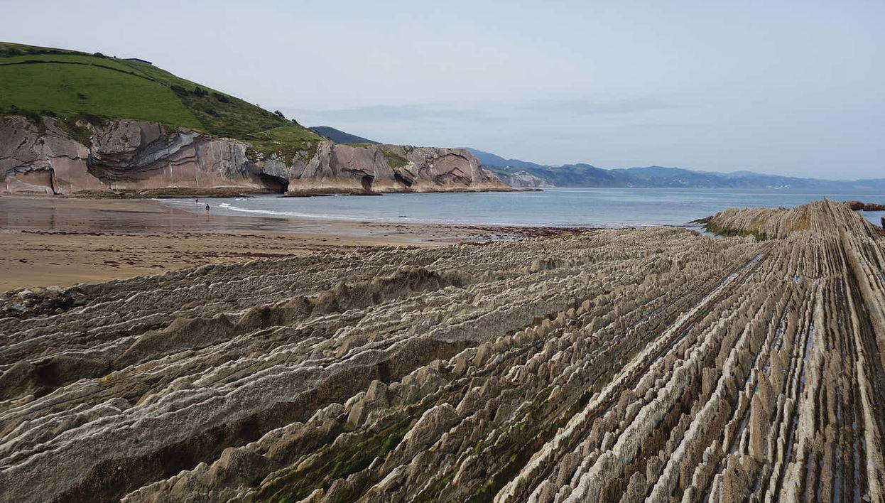 Contemplando los famosos flysch