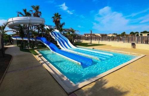 Belle villa de vacances climatisee, tout confort, residence TAMARIS, accès payant aux piscines animation, wifi, 2 chambres, 5 couchages PORTIRAGNES PLAGE LRTAMB19 - Foto 6