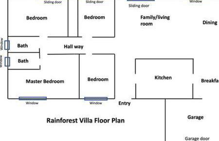 Rainforest Villa 4 Bedroom PoolSpa Walk2Disneyland - Foto 46