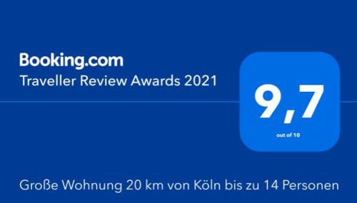 Große Wohnung 20 km von Köln bis zu 17 Personen - Foto 2