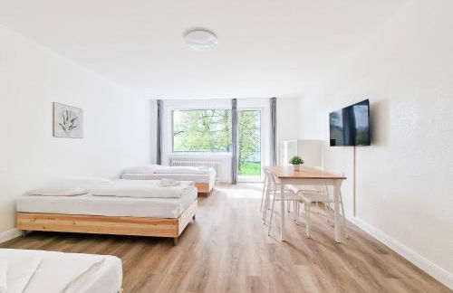 Tolstov Apartments - Monteurwohnungen - 3 Schlafzimmer - Küche - Balkon - Waschmaschine - 25 Min zur Messe DUS - Foto 5