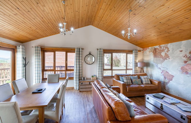 Douglas Fir Lodge With Hot Tub Near Cupar, Fife - Foto 22