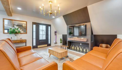 Walk to Fox Lake Pet-Friendly A-Frame with Fire Pit - Foto 4