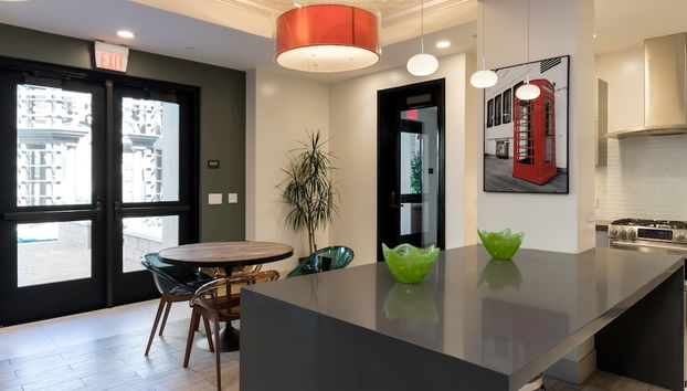 Zona de estar del vestíbulo