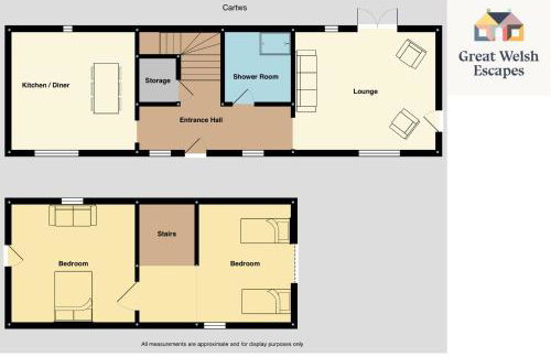 Cartws at Pentrecelyn - styilish barn conversion with large kitchen and outdoor space - Foto 31