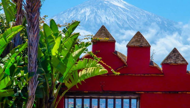 Degustación en la Casa del Vino - Foto 3, El Teide nevado, visto desde la Casa del Vino