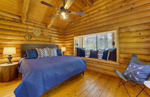 Covered Deck, Private Acreage Log Cabin in Pine - Foto 16