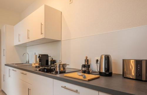 maremar - Style Apartment im Zentrum - Luxus Boxspringbett - Küche - Arbeitsplatz - Highspeed WLAN - Foto 25