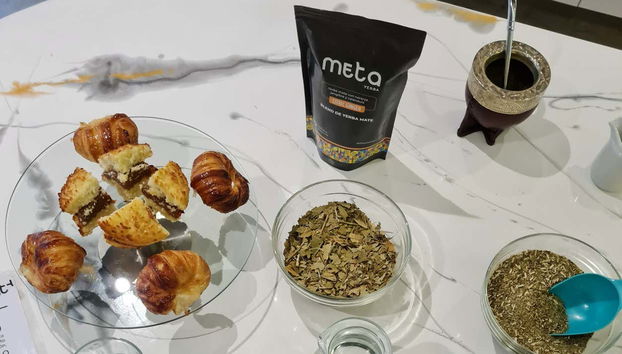 Taller de mate argentino en la Recoleta - Foto 2, Todo preparado para el taller de mate en La Recoleta