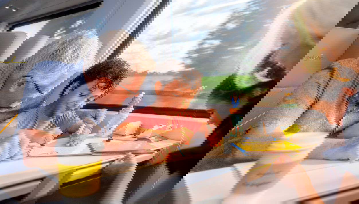 Viajando com a família com todo o conforto