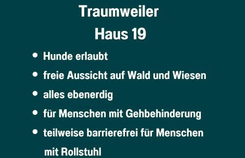 Traumweiler Ferienhäuser am Nationalpark Hunsrück Hochwald - barrierefrei -teilweise Hundefreundlich - privater Garten - Natur beginnt direkt am Haus - Photo 18