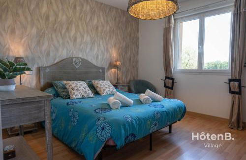 "Les Lièvres" House Air-conditioned Relaxation Oasis with Pool & Jacuzzi - Foto 41