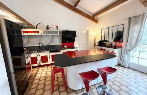 Small Provencal Castle with Swimming Pool, Tennis, Gym & Calm - Foto 45