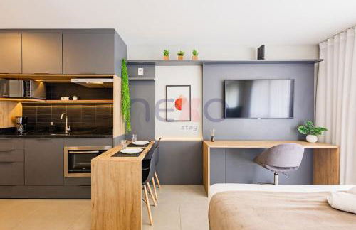 Apartamento business de alto padrão no Go24 com piscina - Foto 43