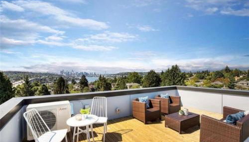 Rooftop Patio with Waterview, Private Garden & Grill 3BR 3BA- Modern Cityscape - Foto 2