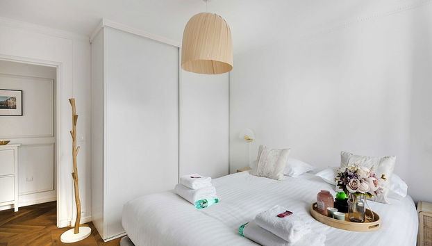 Trendy Apartment - 2br/4p - Saintonge/le Marais - Foto 3, Habitación