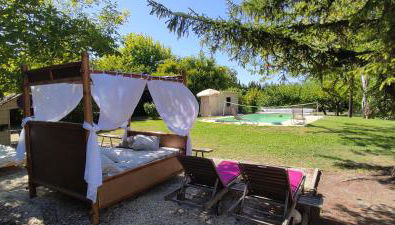 Le Mas des Cigales avec parc et grande piscine - Foto 5