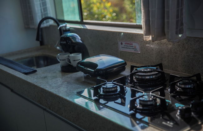 Chalé Privativo independente com vista para as montanhas - Chale Topazio Azul - Foto 9