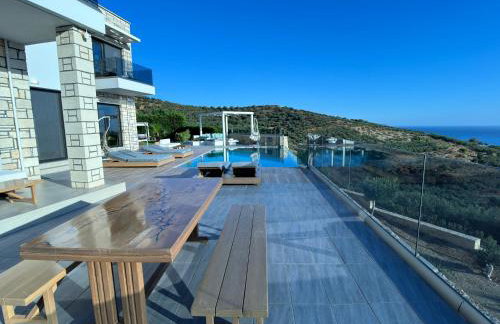 Paleokastro Villas with Private Heated Pool, Top Views - Next To Center - Top WiFi - Foto 68