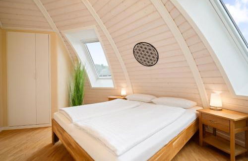 Kugelhaus Nordlichter - Skandinavischer Rückzugsort in runder Form am Tollensesee - Foto 14