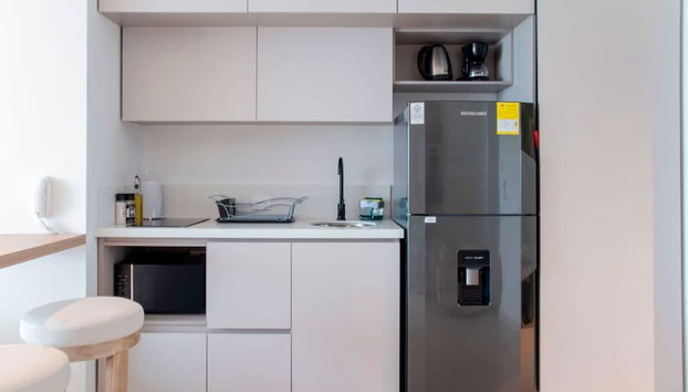 w Cozy Loft w Balcony in Crespo - Foto 4, Habitación