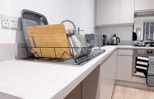 Spacious Modern 1 Bed Apartments in St Neots - Perfect for Contractors & Professionals - Free Parking - WiFi - Fully Equipped Kitchen - Smart TV Ideal for Work Stays and Long Projects - Foto 18